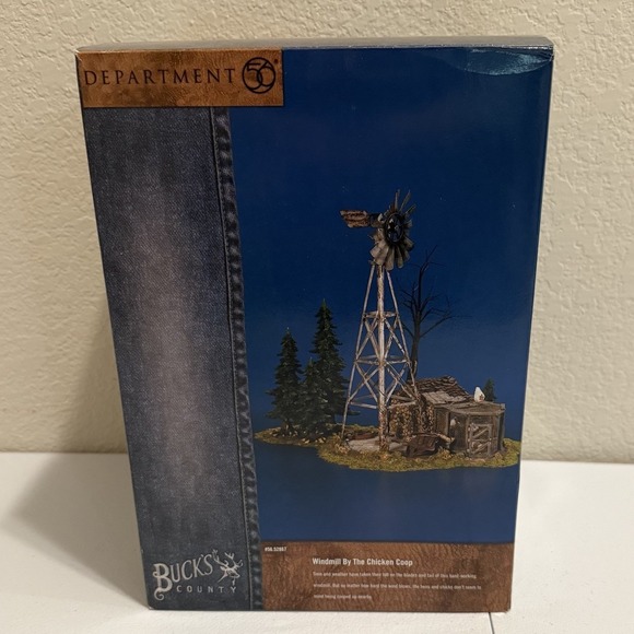 Dept. 56  Snow Village 2000 Buck's County Windmill By The Chicken Coop #56.52867 - Picture 9 of 9